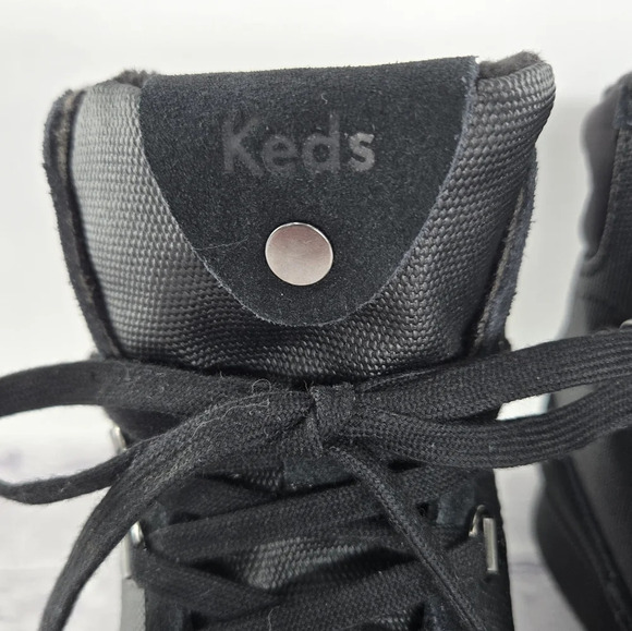 These Boots Were Made For Walk Keds Midland Lace-up Wedge Boots Hiking Size 6.5 - Picture 3 of 16